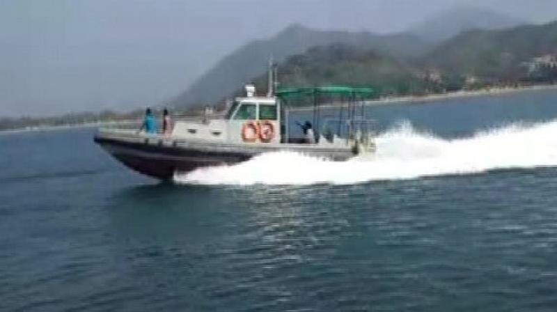 Search operations are still underway to rescue people missing in the January 23 mishap off the Karwar coast. (Photo:ANI)