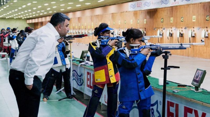 In the last Commonwealth Games in Glasgow, Scotland Indian shooters bagged a total of as many as 17 medals in the event. (Photo: PTI)