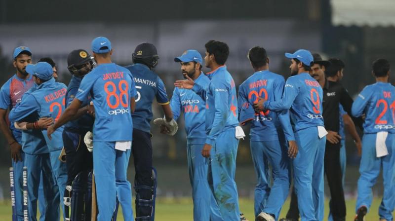 India will look to give some of the bench players a chance but there will be no let-up in the intensity as they eye a complete whitewash against Sri Lanka in the third and final T20I here on Sunday.(Photo: BCCI)