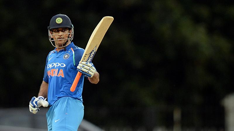 Chairman of selectors MSK Prasad on Saturday made it clear that Mahendra Singh Dhoni is set to continue till the 2019 World Cup as some of the younger keepers, who have been tried, are not even close to the former Indian captains level.(Photo: AFP)