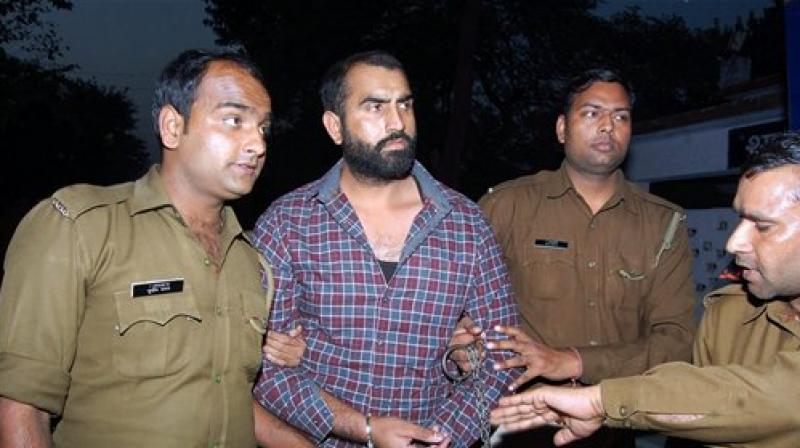 Police arrest Palwinder Singh, one of the Nabha jail attackers. (Photo: PTI)