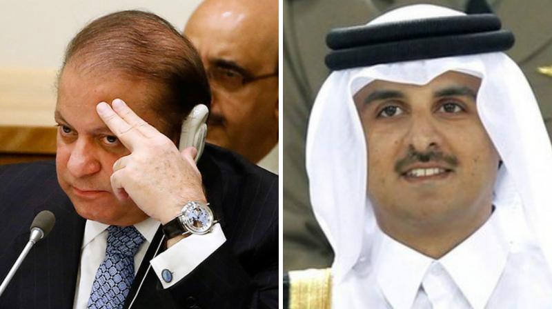 The Qatari princes letter may prove instrumental to dispel the charges by opposition that the London flats were bought with illegal money transferred by the Sharif family when he was ruling the country. (Photo: AP)