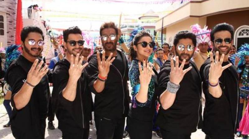 Ajay will definitely grow richer every five or seven years, as according to our sources, he has not charged a fee, but taken away the satellite rights of the film Golmaal Again.
