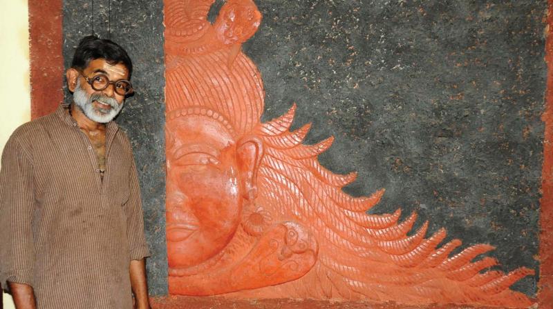 Parameswaran finds art in everything from a banana flower to a little stone.