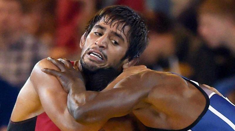 Bajrang Punia, the 2016 Commonwealth Wrestling Championship gold medallist was acquired by Delhi Sultans for Rs 38. lakhs. (Photo: PTI)