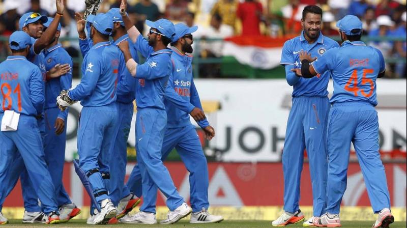 Hardik Pandya churned out a brilliant performance against the Kiwis, taking three top-order wickets. (Photo: BCCI)