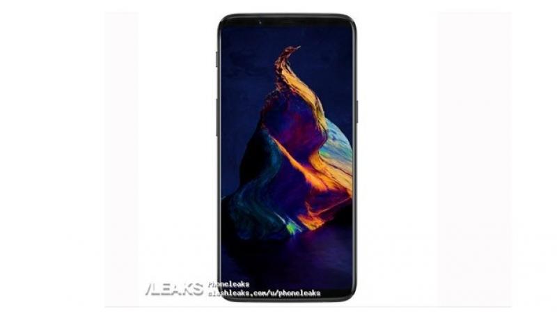 A fresh render of the smartphone shows an edge-to-edge display similar to what we have already seen on Galaxy S8. (Image: Slashleaks)