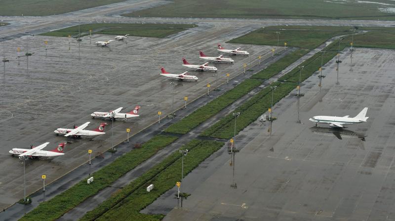 File picture of The Chennai Airport which suspended its operations on Monday due to heavy rains following Cyclone Vardah. (Photo: AP)