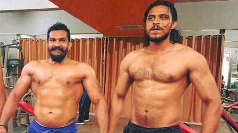 Anil and Uday had confessed they werent good swimmers before the scene had been shot.(Pic: PTI)