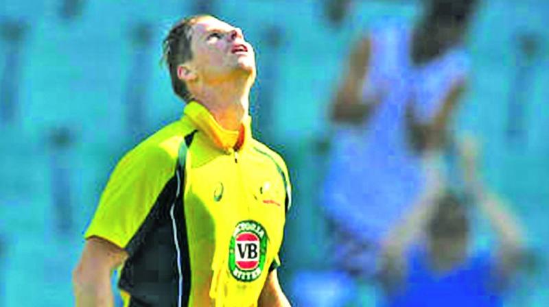 Australia captain Steve Smith reacts after scoring his century against New Zealand. (Photo: AP)