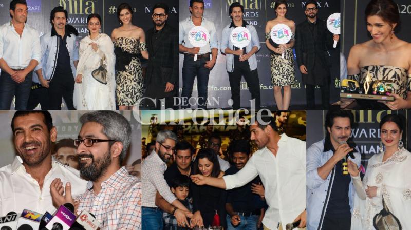 Varun, Rekha gear up for IIFA, John basks in Parmanu glory, others snapped