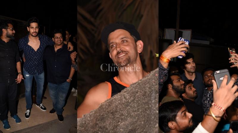 Handsome men in town: Hrithik does Chath Puja; Sidharth, Aditya celebrate