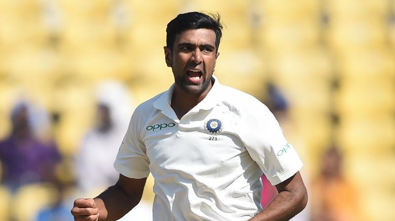 Ravichandran Ashwin created history as he became the fastest bowler to take 300 Test wickets, getting to the milestone in just 54 matches.(Photo: AFP)