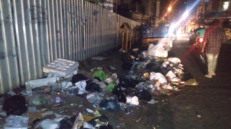 BTM Layout has become an ilegal garbage dumping spot over the past few years. (photo: DC)