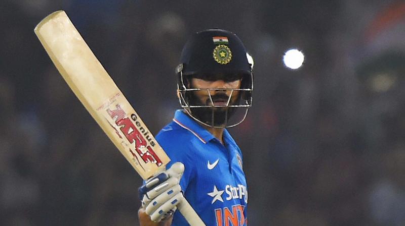 Kohli has played shots all over the ground, on his way to his 26th ODI century. (Photo: AP)