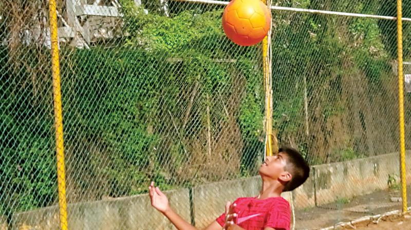 Surya is all pumped up to represent India at the Football for Friendship programme in Moscow. (Photo:DC)