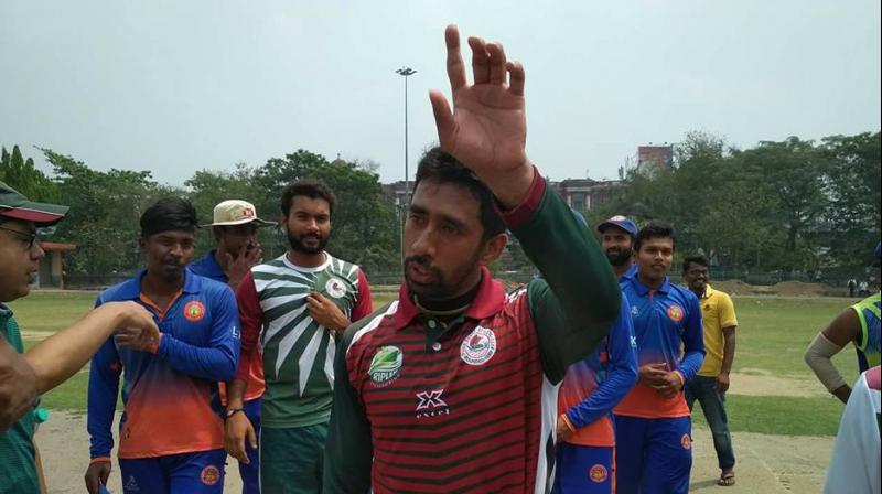 Wriddhiman Saha in his innings had 14 sixes and four boundaries apart from two singles. (Photo: Facebook / Mohun Bagan)