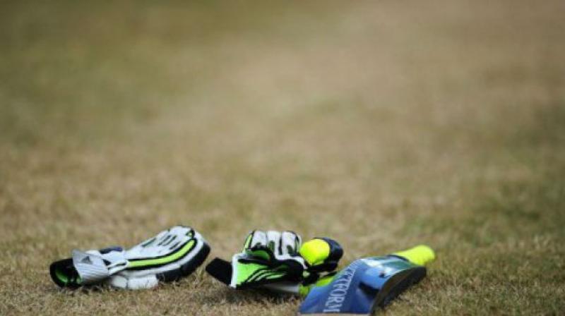 Hyderabad Ranji cricketer Tanmay Agarwal was taken to a hospital after being struck on the head. (Photo: AFP)