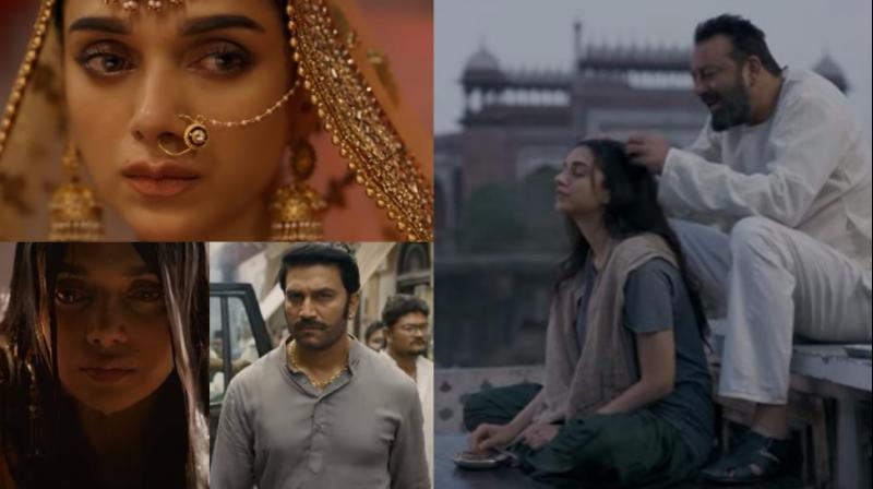 Screen grabs from the trailer of Bhoomi.