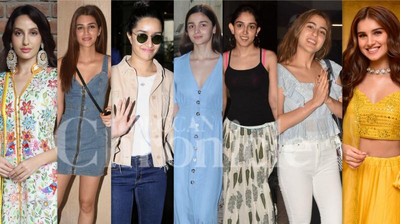 Dazzling divas: Alia, Shraddha, Nora, Sara & others step out in style