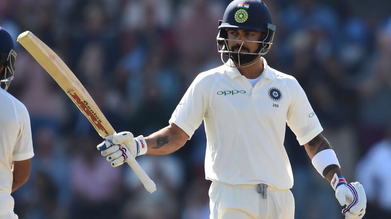 Prithvi Shaw scored a hundred on debut as he and Cheteshwar Pujara continue to dominate the West Indies bowling attack on Day one of the first Test in Rajkot. (Photo: AP)