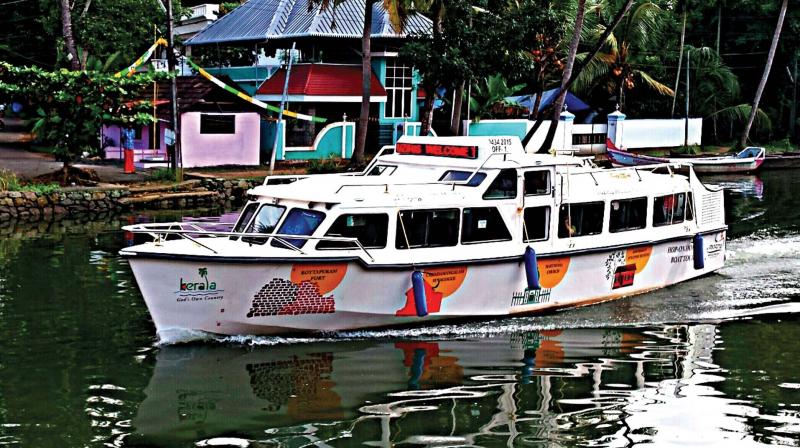 The tourist boat service connecting heritage tourism destinations along the Muziris circuit has got an impetus with the ongoing third edition of the Kochi Muziris Biennale.
