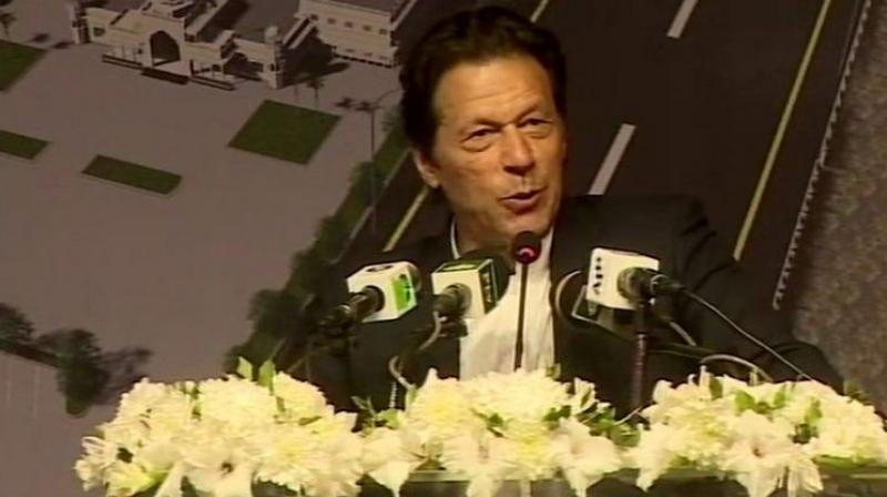 Pakistan Prime Minister Imran Khan said the citizens of both countries want peace and it is just the leadership which needs to be on the same page. (Photo: ANI)