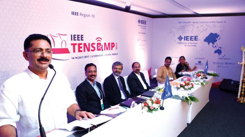 Minister K. T. Jaleel inaugurates TenSymp-2017 in Kochi on Friday. (Photo:  DC)
