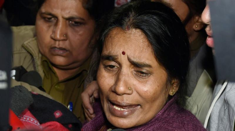 Mother of December 16 gangrape victim, Asha Devi. (Photo: PTI)