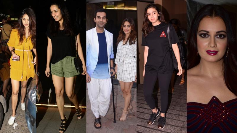 B-town celebs spotted: Alia, Vidya, Jacqueline, Shraddha, Sid-Sonakshi, Dia Mirza