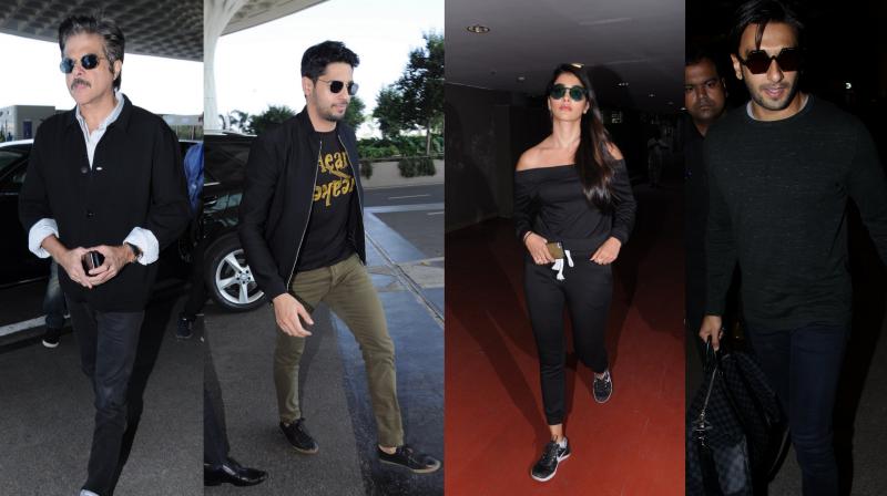 Airport look: Sidharth Malhotra, Anil Kapoor, Ranveer Singh, Pooja Hegde in hot look
