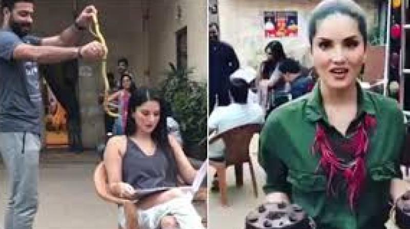Sunny Leone gets back at man who tried snake prank on her