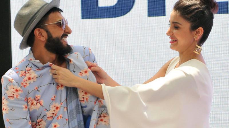 Ranveer and Anushka at an event.