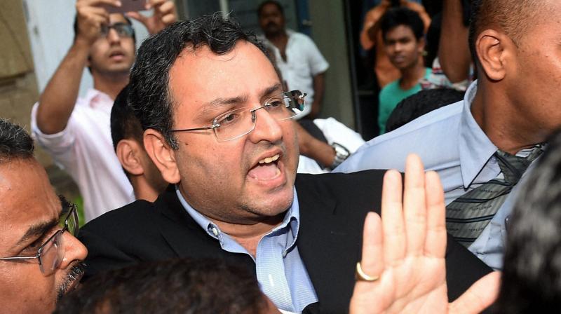 Ousted Chairman of Tata Sons, Cyrus Mistry leaves from Bombay House in Mumbai. (Photo: PTI)