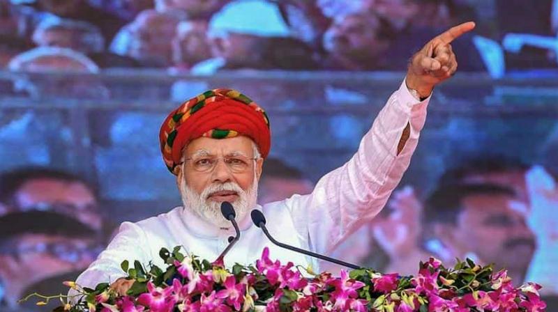 Modi was addressing a gathering after inaugurating a 750-bed annexe building of Guru Govind Singh Hospital in Jamnagar. (Photo: PTI)