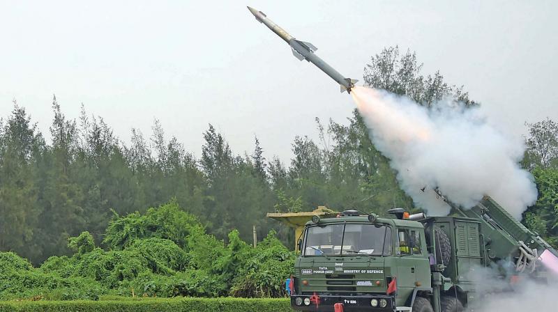 BEMLs quick response surface to air missile being fired from a vehicle.