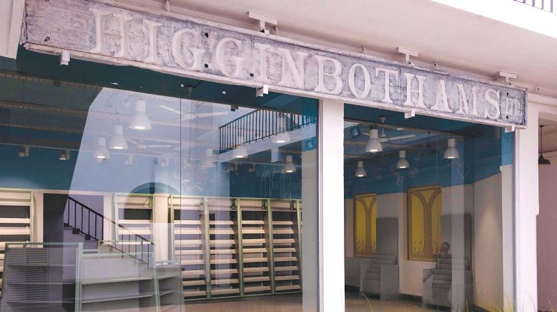 The renovated Higginbothams store on M.G. Road which will re-open for the public today.