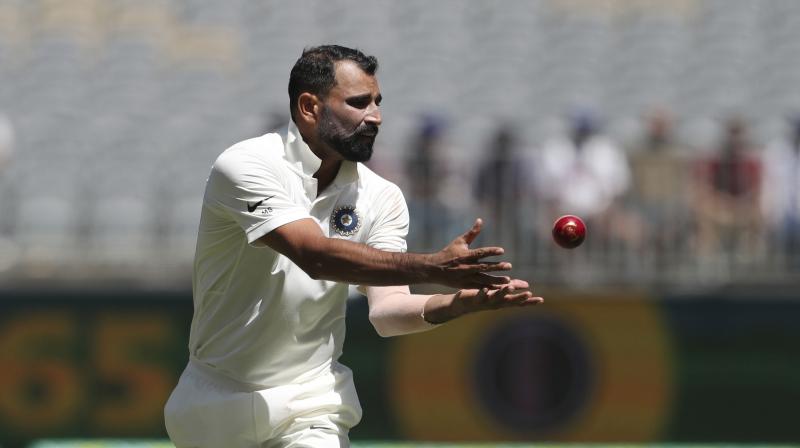 Pacer Mohammed Shami Monday said India missed a trick in not playing a full-time spinner on a pitch where Australia tweaker Nathan Lyon has already bagged seven wickets. (Photo: AP)