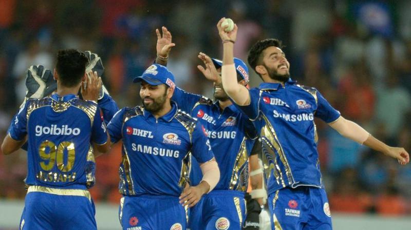 MI struck with wickets at regular intervals to keep themselves in control of the contest and emerge as winners. (Photo: AFP)