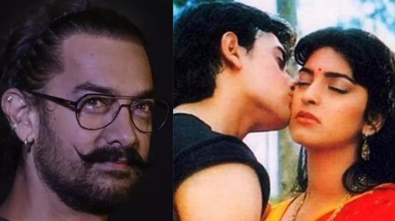 Aamir Khan and Juhi Chawla in a still from Qayamat Se Qayamat Tak.