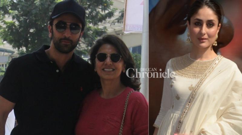 Mothers Day: Kareena stuns in ethnic wear, Ranbir takes mom out
