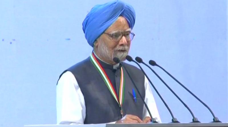 Singh also attacked the government over the economic reforms introduced such as demonetisation and GST, stating that the BJP-led govt messed up Indian economy. (Photo: ANI)