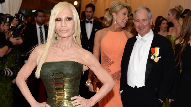Donatella Versace attends The Metropolitan Museum of Arts Costume Institute benefit gala celebrating \Charles James: Beyond Fashion\ on Monday, May 5, 2014, in New York. (Photo: AP)