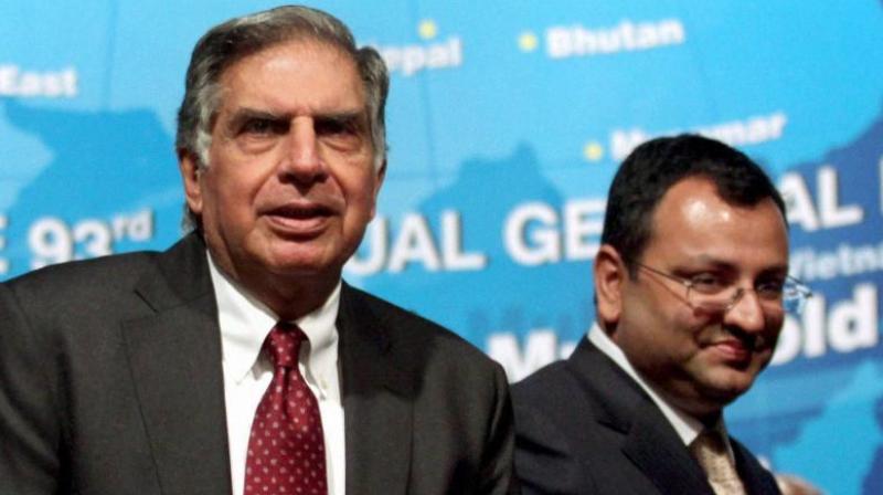 Ratan Tata with Cyrus Mistry (Photo: AFP)