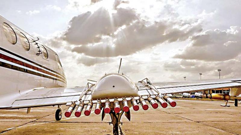 A view of an aircraft used for cloud seeding (for representational purpose only)