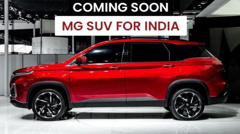Upcoming MG SUV will get built-in internet connectivity.