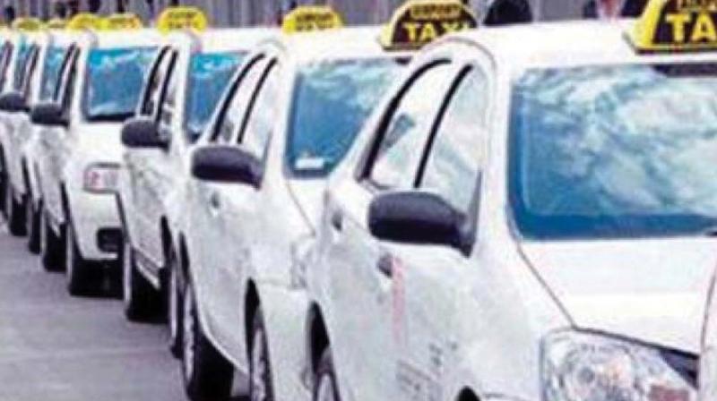 In the city, a cab ride on an average costs Rs 19 per kilometre. Of this, 30 per cent goes to the aggregators, while the remaining to drivers and owners. (Representional Image)