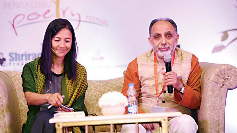 Ayaz Rasool Nazqi at the recent Bengaluru Poetry Festival