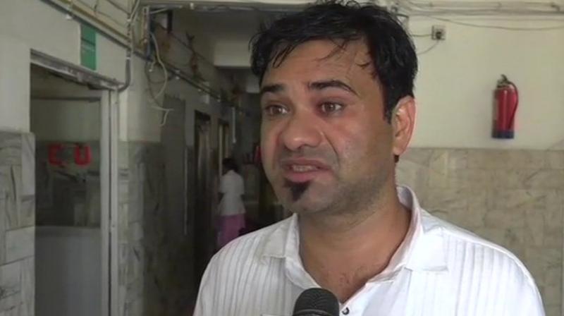 Dr Kafeel Khan said, A case has not been registered yet as police are waiting for his health to improve so he can tell what actually happened. (Photo: Twitter/ANI)