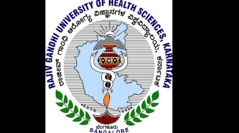 Rajiv Gandhi University of Health Sciences logo